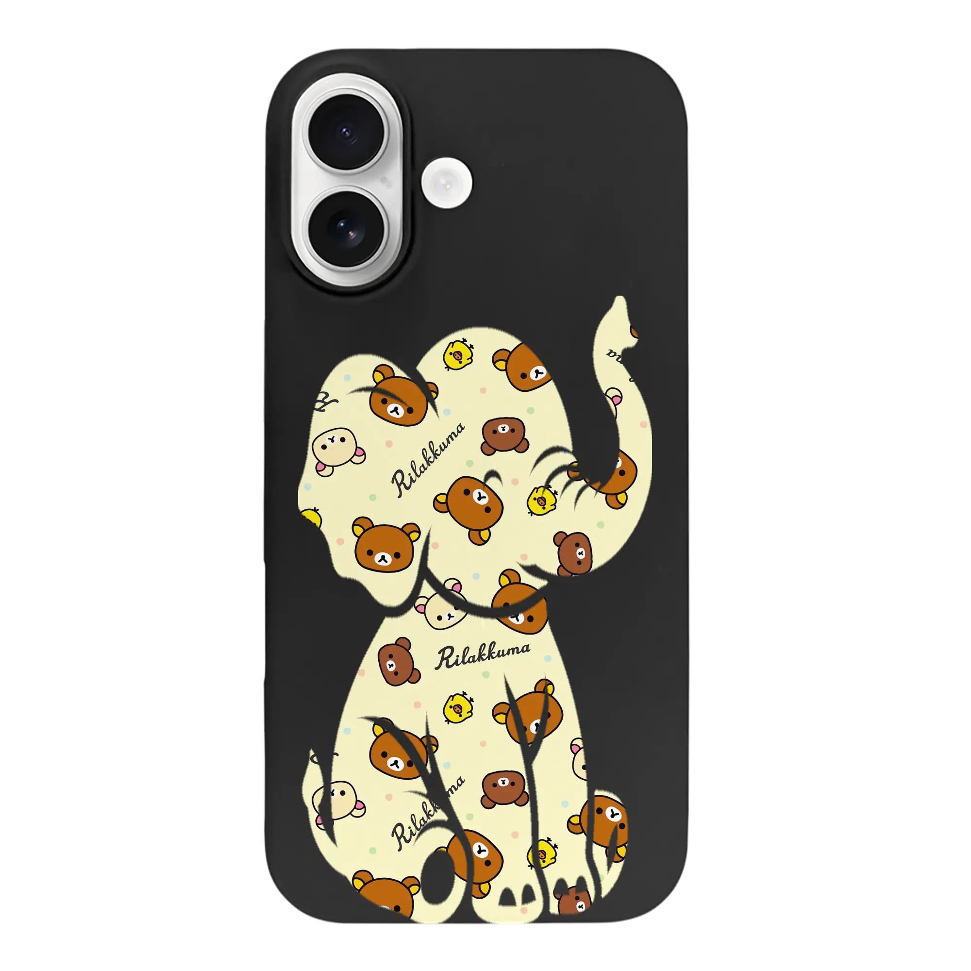 リラックマ (Rilakkuma) グッズ リラックマ (Rilakkuma) - iPhone 17 シリーズ シリコンケース 薄型 耐衝撃 指紋防止 ソフトタッチカバー 精密フィット 傷防止 保護ケース iPhone 17/17 Air/17 Pro/17 Pro Max 対応